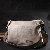 Молодежная женская кожаная сумка через плечо Vintage 22377 