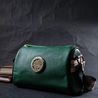 Молодежная женская кожаная сумка через плечо Vintage 22261