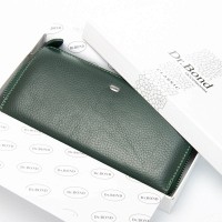 Женский кожаный кошелек Bright DR. BOND W201 green