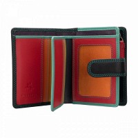 Женский кожаный кошелек Visconti RB40 (Black/Rhumba)