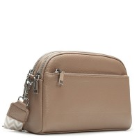 Женский молодежный кожаный клатч ALEX RAI 99092 beige