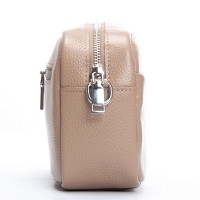 Женский молодежный кожаный клатч ALEX RAI 3801 beige