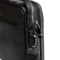 Мужская кожаная сумка через плечо BRETTON 4015-5 black