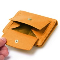 Женский кожаный кошелек Bright DR. BOND WS-415-1 yellow