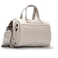 Женский молодежный кожаный клатч ALEX RAI 39049 pale grey
