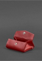 Женская кожаная монетница с клапаном 1.0 красный BN-CW-1-RED