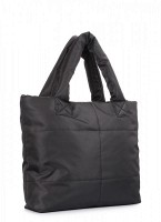 Дутая женская сумочка Poolparty fluffy-black-new