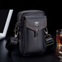 Мужская кожаная сумка через плечо и на пояс Bull T1500A