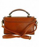 Коричневая сумка из PU кожи TRAUM 7211-27