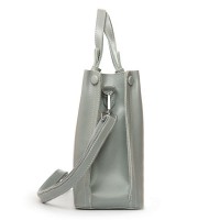 Женская кожаная сумка ALEX RAI 1546 light-grey