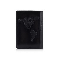 Обложка-органайзер для документов из кожи HiArt World Map PC-03-C19-4006-T001