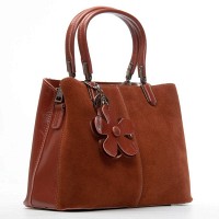 Женская замшевая сумка ALEX RAI 385 camel