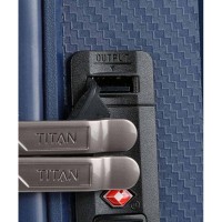 Чемодан с USB Titan 39x55x20 см COMPAX/Navy S Ti844406-20