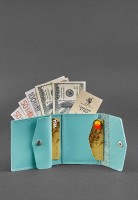 Кожаный женский кошелек BlankNote 2.1 бирюзовый BN-W-2-1-TIFFANY