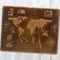 Кожаное портмоне Hi Art 7 wonders of the world PB-01-S17-1340-T002