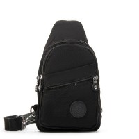 Женская тканевая сумка-слинг Jielshi 0879 black