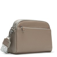 Женский молодежный кожаный клатч ALEX RAI 99092 l.grey