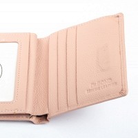 Женский кожаный кошелек Bright DR. BOND WS-33 pink