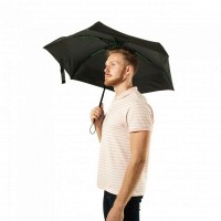 Мужской механический зонт Fulton Open-Close Storm-1 G843 - Black (Черный)