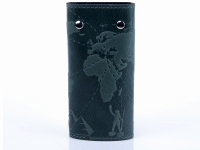 Ключница из кожи HiArt KH-05 Shabby Alga 7 wonders of the world