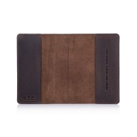 Обложка для паспорта из кожи HiArt PC-01 Shabby Gavana Brown