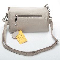 Женская кожаная сумка ALEX RAI 99129 beige