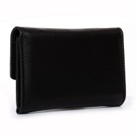 Женский кожаный кошелек Classik  DR. BOND WN-23-18 black