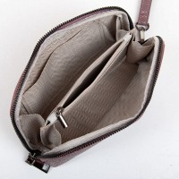 Женская кожаная косметичка Cosmetic 60095-12 purple