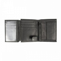 Английский кожаный мужской кошелек Ridgeback JBNC 31 Black (Черный)