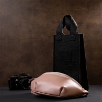 Кожаная сумка на пояс GRANDE PELLE 11359