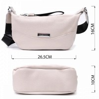 Молодежная женская кожаная сумка через плечо Vintage 22616 