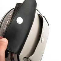 Женский молодежный кожаный клатч ALEX RAI 29052 pale grey