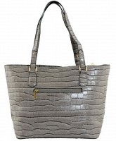 Серая женская сумка из кожзама TRAUM 7225-14