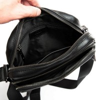 Мужская кожаная сумка через плечо BRETTON 1603-4 black
