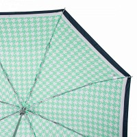 Зонт женский механический Fulton L354-040898 Minilite-2 Minty Houndstooth (Мятный)