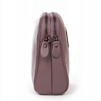 Молодежный клатч из кожи ALEX RAI 88089 purple