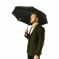 Мужской механический зонт Fulton Stowaway-23 G560 - Black (Черный)