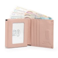 Женский кожаный кошелек Bright DR. BOND WS-33 pink