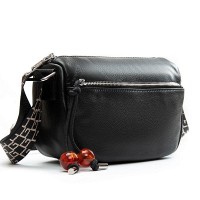 Женская кожаная сумка классическая ALEX RAI 93038 black