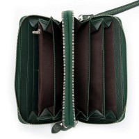 Женский кожаный кошелек Bright DR. BOND W39 green