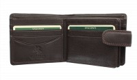 Мужское портмоне Visconti STRAN HT-13 (CHOC) из натуральной кожи