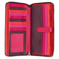 Женский кожаный кошелек Visconti BRC98 Julia (Berry Kiss)