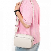 Женский молодежный кожаный клатч ALEX RAI 3803 pink