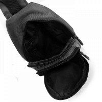 Мужская тканевая сумка-слинг Lanpad 63745 gray