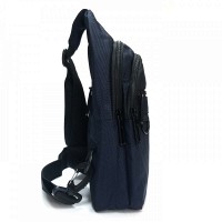 Мужская тканевая сумка-слинг Lanpad 82076 blue