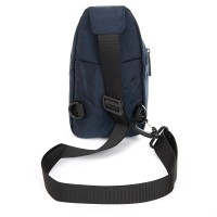 Мужская тканевая сумка-слинг Lanpad 65365 blue