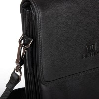 Мужская кожаная сумка через плечо BRETTON 5017-4 black