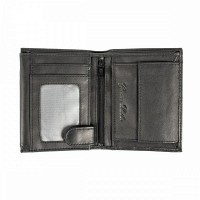 Английский кожаный мужской кошелек Ridgeback JBNC 31 Black (Черный)