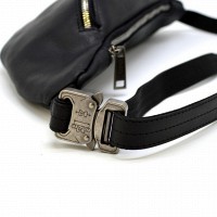 Кожаная черная сумка на пояс Tarwa ra-3036-4lx