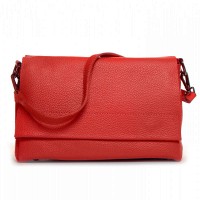 Женская кожаная сумка ALEX RAI 99105 red